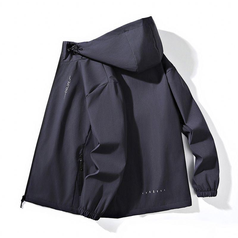 Men's Trendy Hooded Jacket for Teens - Lightweight Spring/Autumn Casual Coat