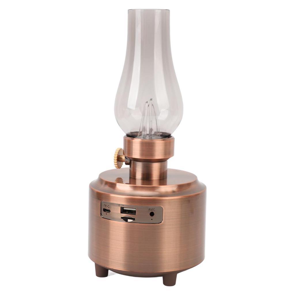 Speaker Vintage Table Lamp Support USB Memory Card   Input Wireless Speaker for Bedroom Bar
