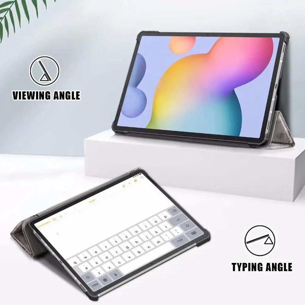 Für Samsung Galaxy Tab S7 Plus 12,4 SM-T970 T975 Tablet Flip Smart Fall für Samsung S7 11 Zoll SM T870 T875 Klapp Ständer Fall