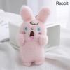 10cm Screaming Animal Plush Toys Cute Shouting Dog Puppy Bear Keyring Pendant Car Keychain Bag Decoration Plushies Gifts