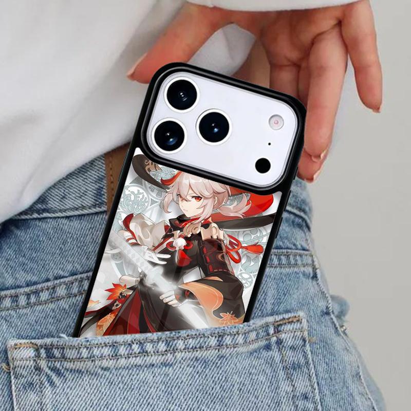 Kaedehara Kazuha Genshin Impact Phone Case for iPhone 16e 15 14 13 12 17 Pro Max Plus Air 17pro Cover Coque
