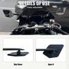 Universal Motorcycle Side Wing Mirrors For Kawasaki YAMAHA Aprilia Honda Suzuki Motorcycle Rotatable Adjustable Wind Wing Mirror