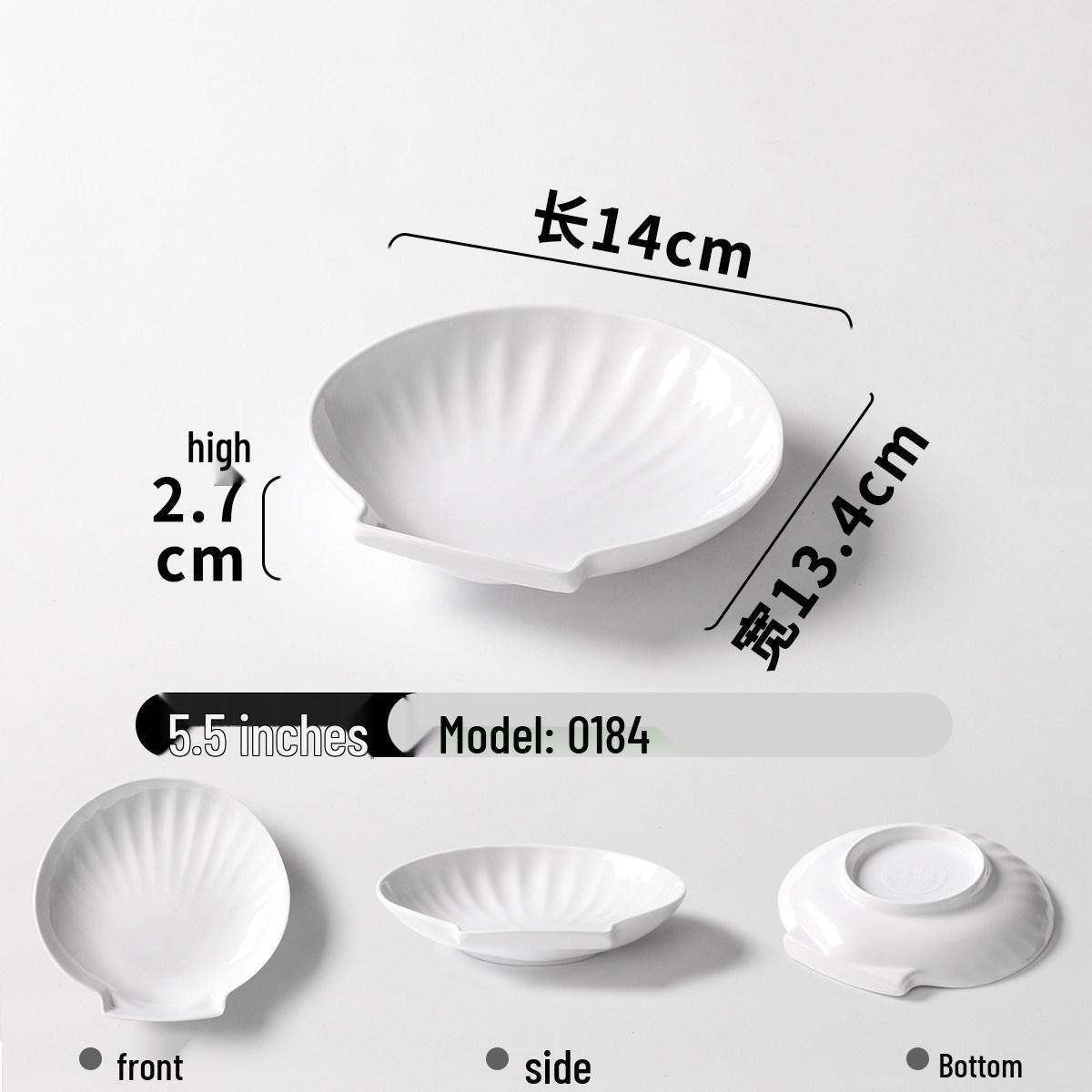 Irregular Shape Melamine Dessert and Snack Plate for Buffet and KTV