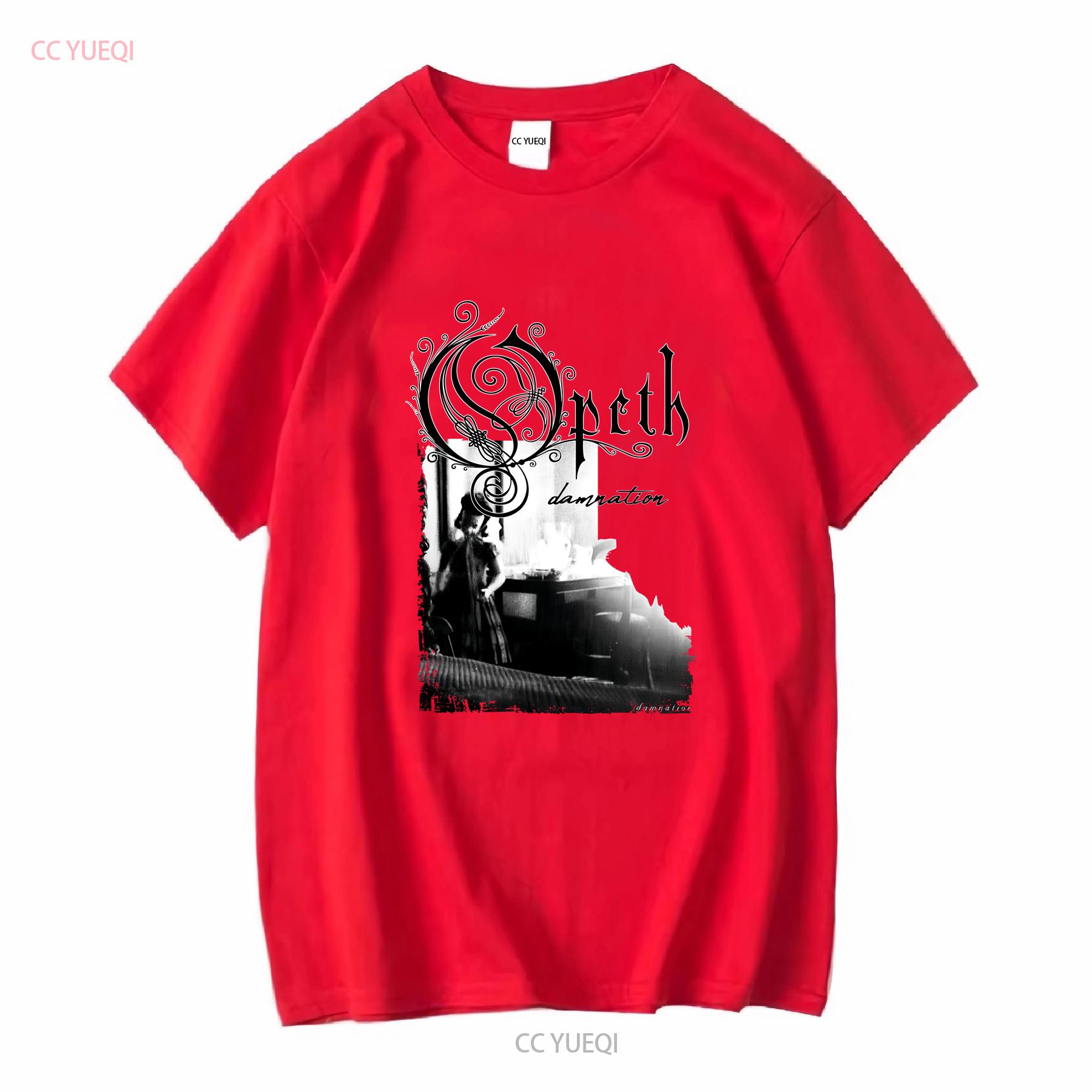 

Opeth Damnation Park Хлопковая футболка Мужская все размеры S 5XL 18 цветов постер группы обложка альбома длинный или короткий рукав винтаж S