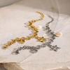 Handmade Ocean Bead Bracelet Fashionable Party Jewelry Chain Wristband Stainless Steel Texture for Party and Celebration