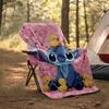1pc S-Stitch2 Theme Blanket - Digital Print, Polyester, Cozy for All Seasons, Perfect for Outdoor, and Travel