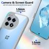 Oneplus 12R CPH2609 CPH2611 Case Air Cushion Shockproof Silicone Bumper Clear Matte Back Cover Hard Phone Case for Oneplus12R 5G