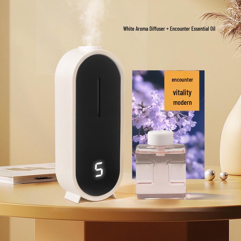 USB Wall-Mounted Automatic Aroma Diffuser with Ambient Light and Timer for Home, Hotel, and Commercial Use