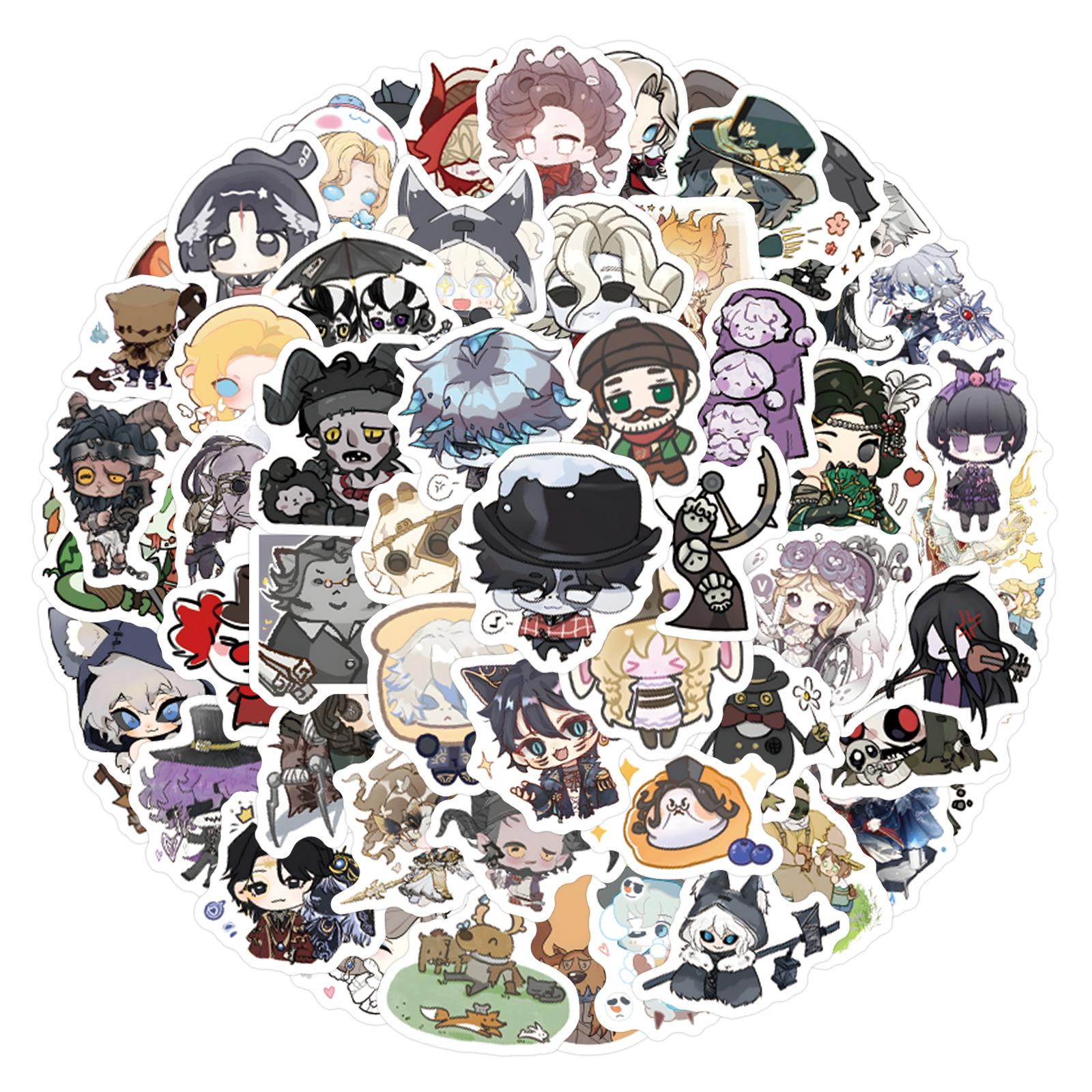 

105 Картинки Пятый Персонаж Надзор QQ Люди Граффити Наклейки Украшают Холодильник Скейтборд Водный Стакан DIY Наклейки для Личности