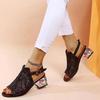 Zapatos de Mujer 2025 Rebajas Sandalias de Mujer Sandalias de Vestir Modernas Mujer Correa con Hebilla Malla Brillante Tacón Cuadrado Zapatos con Punta Abierta Mujer