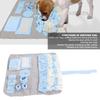Washable Surface Dog Snuffle Mat Multi Layer Strips Slow Feeding Mat  Restlessness Calming