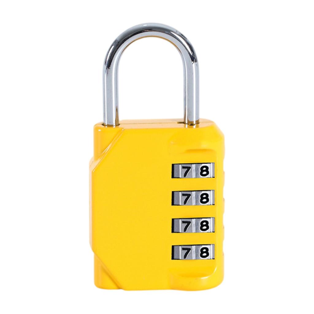 Dormitory Small 4-digit Password Padlock Dormitory Warehouse Gate Rental Room Password Lock Luggage Cow Head Padlock