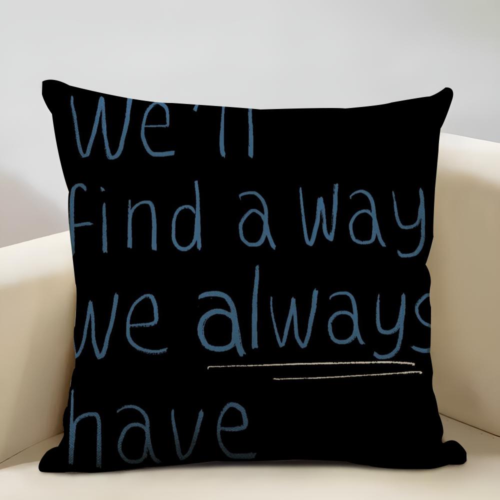 Classic lines Cushion Cover Household Decoration Linen Sofa Cushion Cover: Skin-Friendly & Breathable with Invisible Zipper