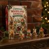 Reusable Holiday Decoration 24 Days Christmas Advent Calendar 2026, 2D Acrylic Reading Cats/Dogs/Forest Animals Surprise Unboxing Gift Ornament