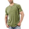Men's Short Sleeve T-Shirts Casual Blouse Round Neck Tee Shirt Summer Soft Tops