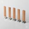 10 Sets Natural Wood Wax Wick DIY Candle Material Soy Wax Aromatherapy Smokeless Environmental Protection Wood Chip Wick Holder
