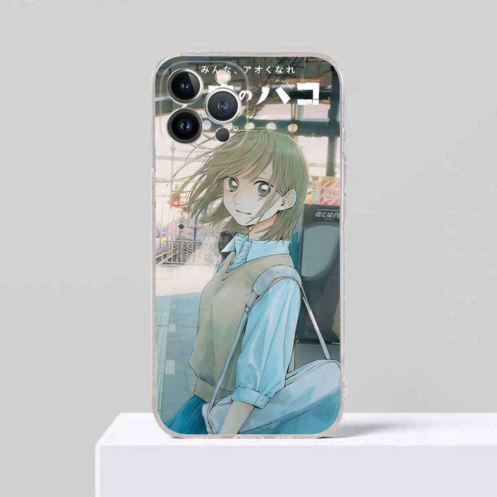 Anime B-Blue Box Phone Case For iPhone 17 16 14 11 12 13 15 Pro Max 14 Plus 17 Air Cover