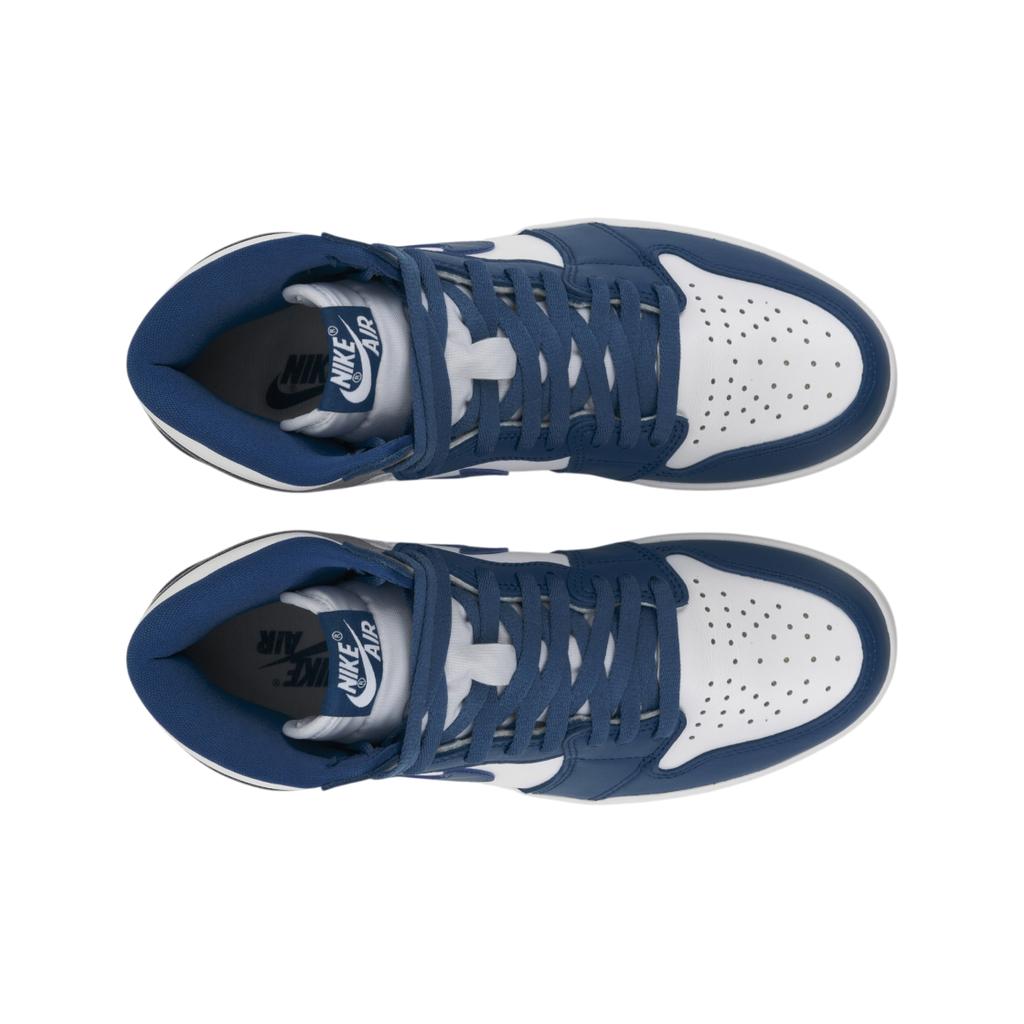 Air Jordan 1 Retro High OG True Blue Unisex Sneakers White Cement-Grey DZ5485-410