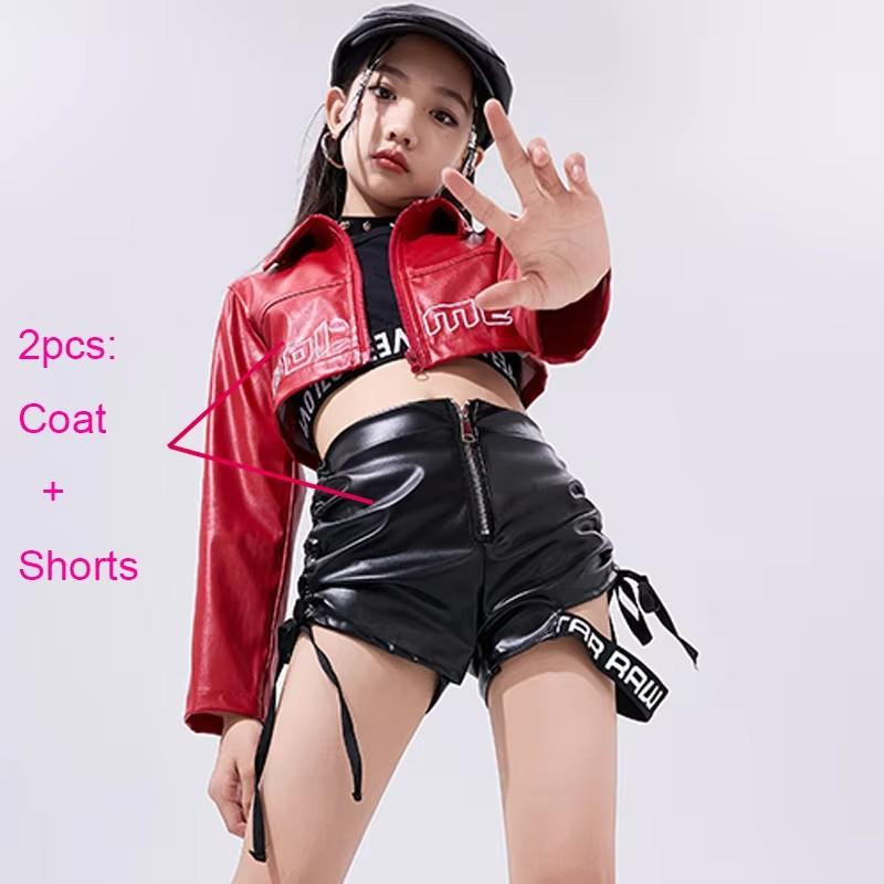Groupe de Mode Costumes de Danse Jazz Enfants Cool Hip Hop Vêtements Street Wear Enfants Enfant Tenues de Danse de Salon 14
