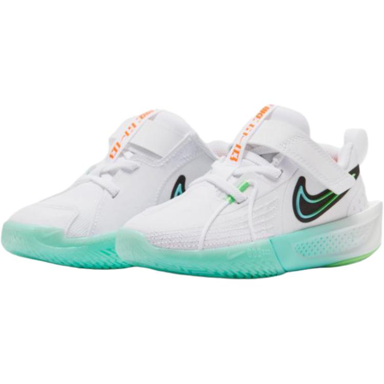 Nike GT Cut 3 PS Bleached Turquoise Kids Sneakers White Green-Strike Black FD7034-106