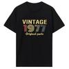 Vintage 1977 Limited Edition T Shirt Women Men Summer Cotton T Shirt Short Sleeve Oversized Graphic Tee Shirt Men's Clothing