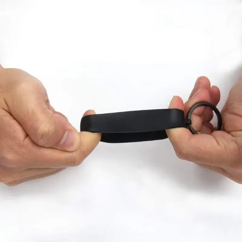 Für Tesla Model 3/Y/S/X Autoschlüsselanhängerhülle Silikonabdeckung Bikini mit Metallschlüsselanhängerhalter Kratzfest Weiche Schale Zubehör