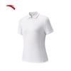 Anta Women's Quick-Dry Half-Zip Polo T-Shirt