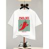 European Sizes Baby And Children'S Summer Fashion Creative Print Casual Comfortable Short Sleeve T-Shirt