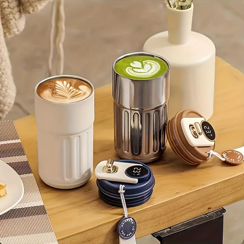 1pc Vintage Coffee Cup | Portable Insulated Travel Mug for Men and Women, 316 Stainless Steel Leakproof Lid, Keeps Drinks Hot or Cold for Hours