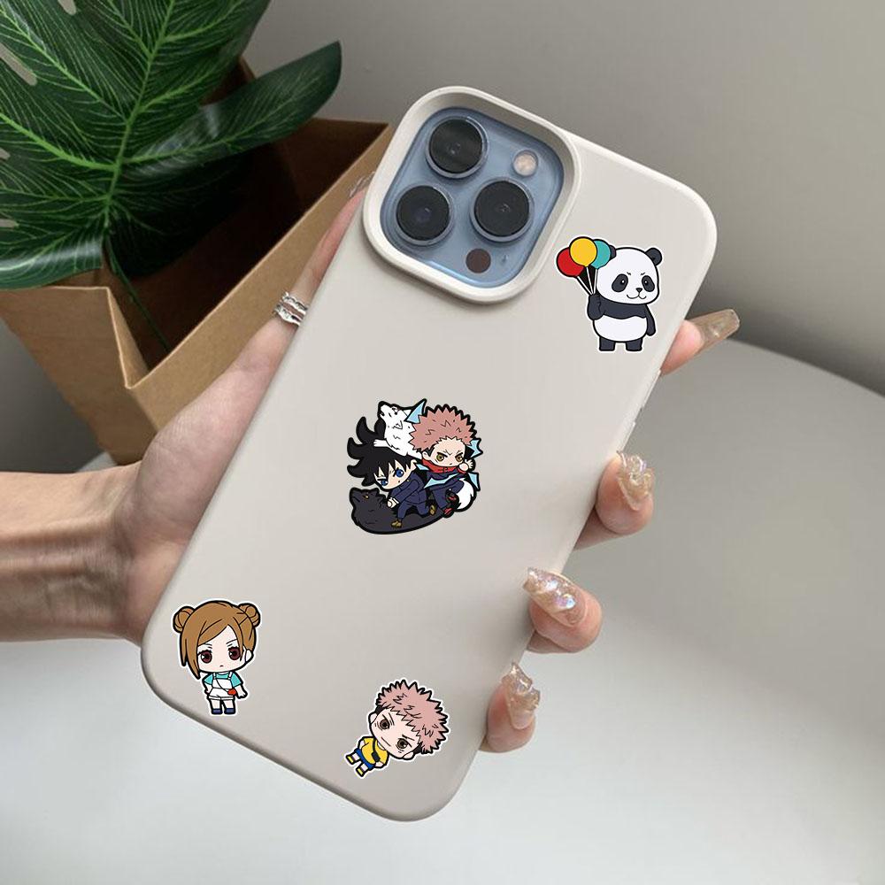 50Pcs Jujutsu Kaisen anime stickers based on the Japanese manga can be used to decorate computers or as gifts or holiday presents