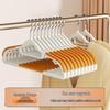 Rotatable Anti-Slip Seamless Heavy-Duty Hanger for Wet & Dry Clothes