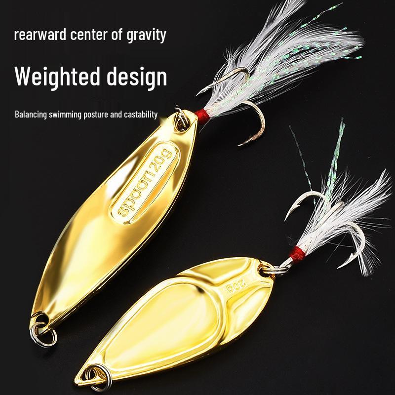 Sequin Long Cast Leech Iron Plate Vib Micro Lure for Freshwater Mandarin Fish & Aspius