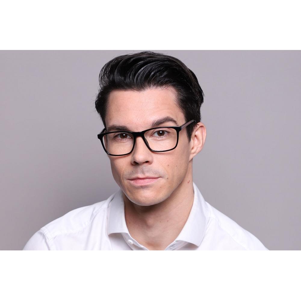 Full Rim Rectangle Black Smartbuy Collection Nyree Cp111 Fashion Unisex Eyeglasses