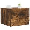 Coffee Table Smoked Oak 49 x 50 x 37 cm Particleboard