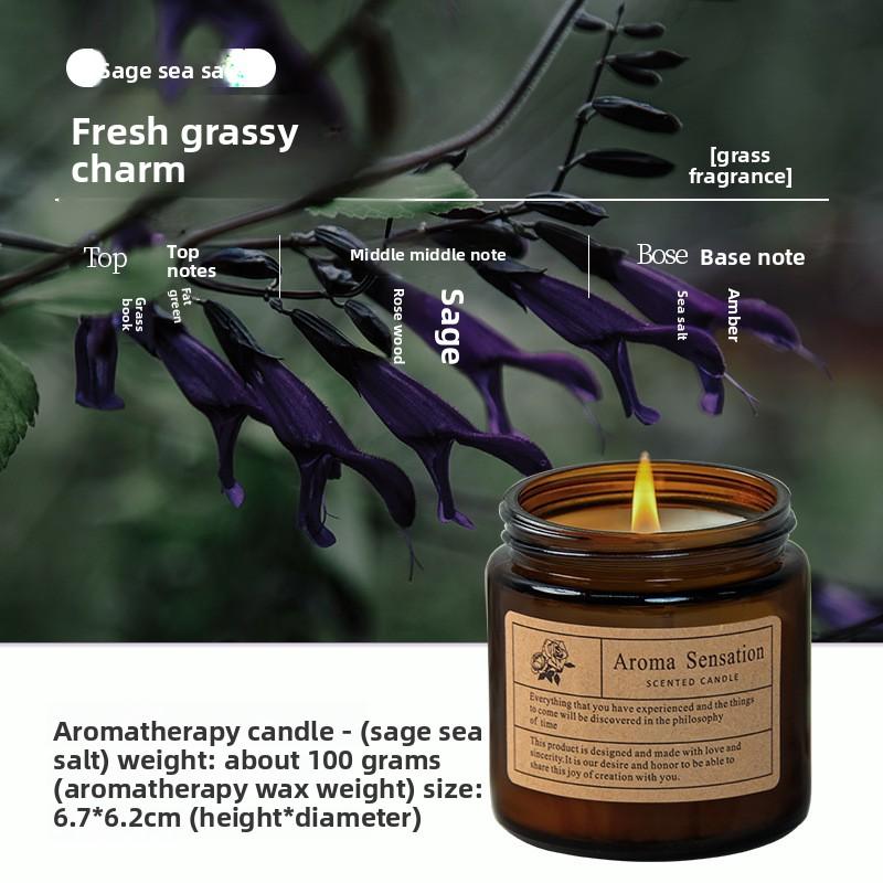 Les bougies parfumées offrent un arôme longue durée pour favoriser le sommeil.. Lumière Romantique pour Chambre à Coucher Ornements Parfumés aux Huiles Essentielles