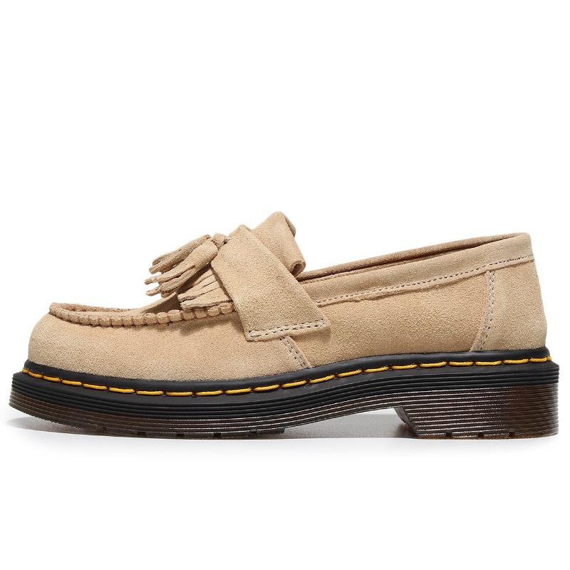 Velvet tassel women's leather low-top small leather shoes women's fashion student round head casual shoes