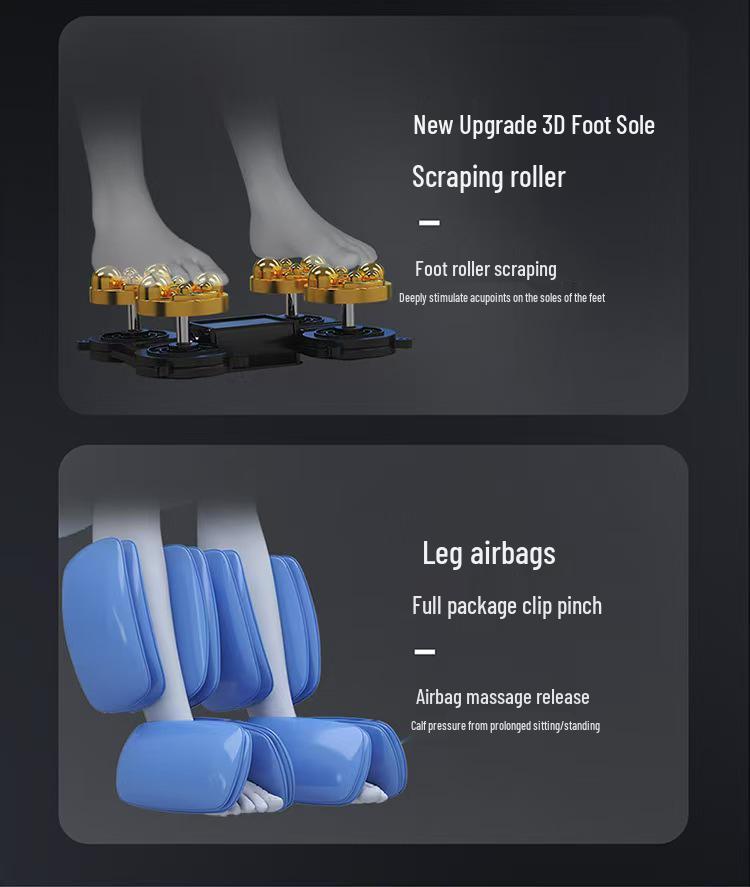 Smart 3D Scanning Massage Chair with Full Body QR Code Payment