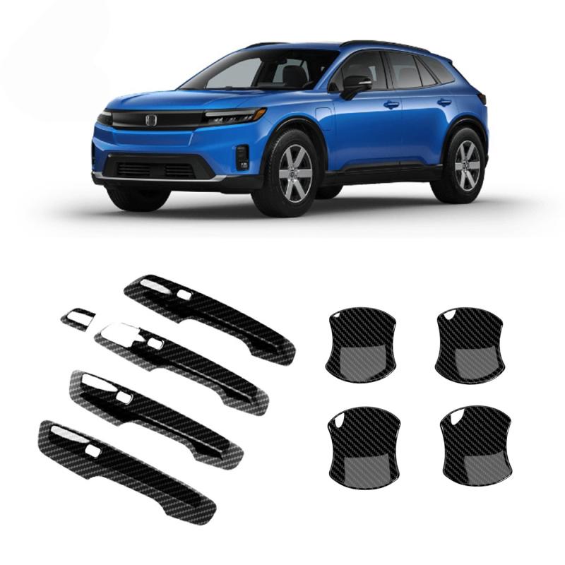 For Honda Prologue 2025 2026  ABS Carbon Fiber Exterior Door Handle Trim door Bowl cap Cover Decoration sticker accessories