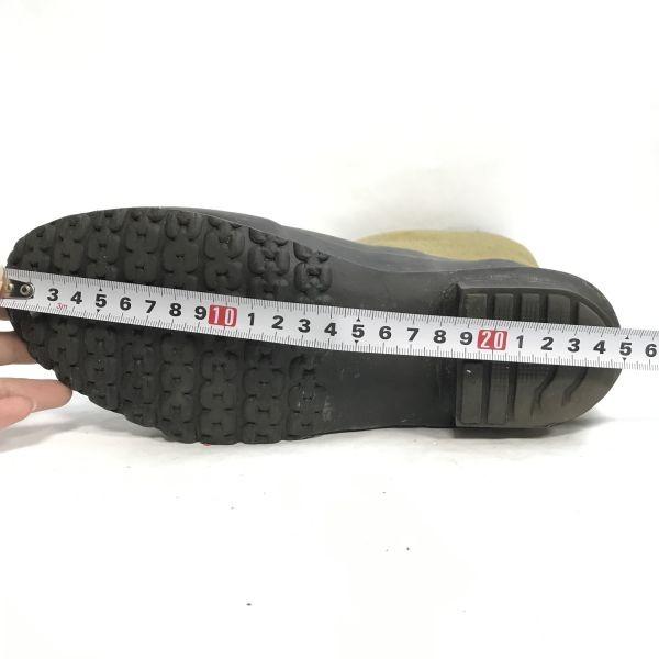 HUNTER long rubber rain boots 38 6 23.5-24.5 women khaki(USED)