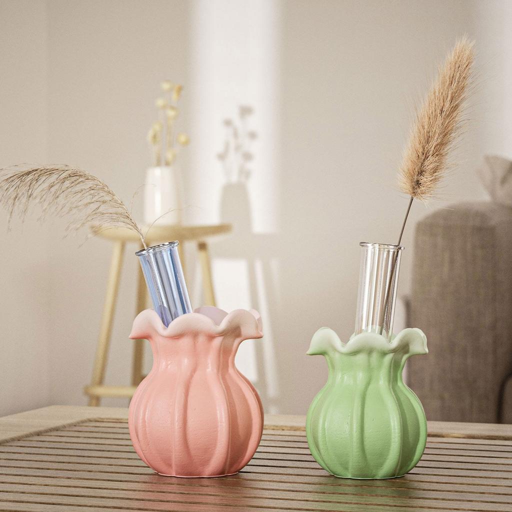 Antihaft-Silikon 3D Kerzenständerform Dekorative Hydroponische Vase Kerzenbasisform Handgemachte Gips Kerzenhalterform