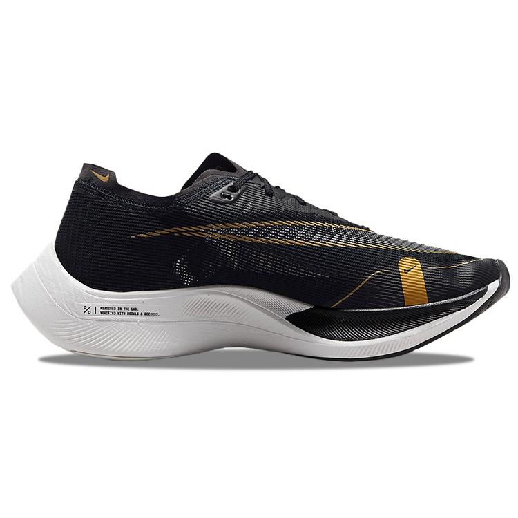 New Nike ZoomX Vaporfly Next% 2 Black Metallic Gold Coin Women's CU4123-001