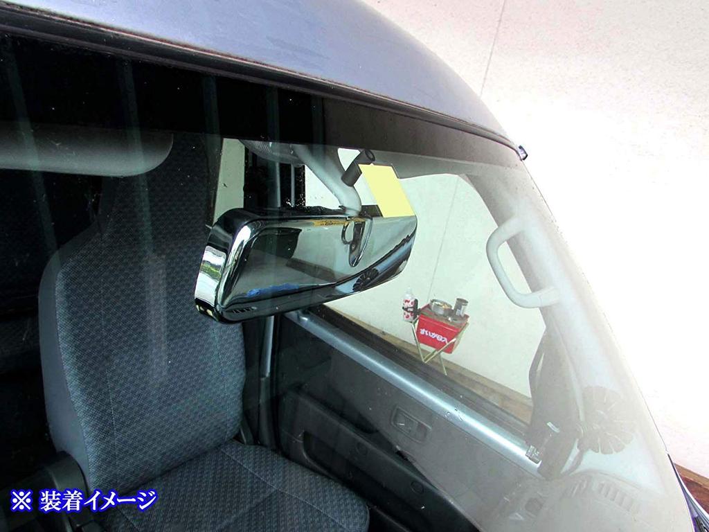 BRIGHTZ Chrome Rearview Mirror Cover for Spacia MK53S Rearview Mirror MK53 MK K53 53 Spacia Spaecia 31262 [ROOM-MIR-007]