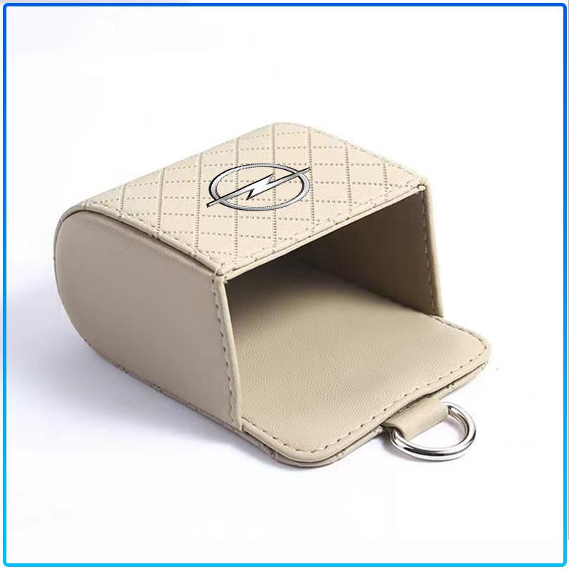 Leather Car Storage Box Air Vent Dashboard Tidy Hanging Organizer Box For Opel Astra H G J Insignia Mokka Zafira Corsa Vectra B C D