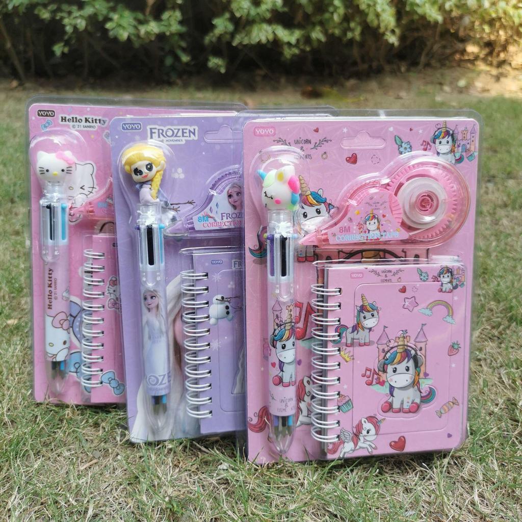 Middle School Stationery Gift Set with Ballpoint Pen & Notebook for Students