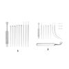 Grasper And Curved Piercing Guide Needle Set For Easy Accurate Body Piercing On Sensitive Skin