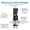 1 Peça H4 BA20D P15D Lâmpada de Farol de LED para Motocicleta Holofote 12V Luz de Cruzamento/Farol Alto Lâmpada de Nevoeiro Dupla Cor Branco Amarelo Acessório para Motos
