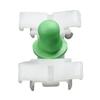 20x Car Exterior Door And Side Moulding Trim Clips Plastic 31*20mm For BMW E36 E46 323 325 328 330 White+Green Car Accessories Interior Mirrors 6