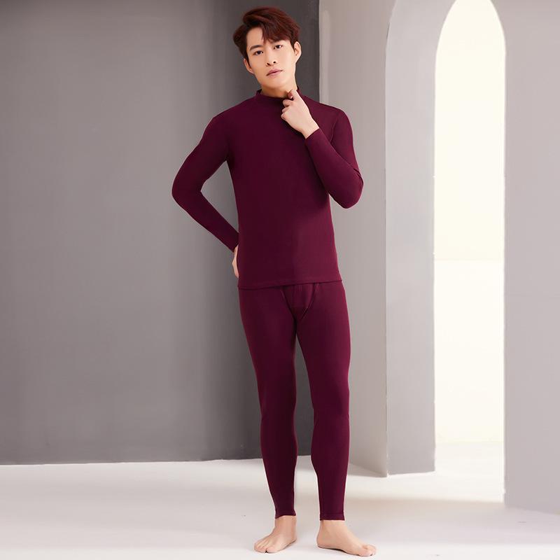 

Мужской комплект термобелья из флиса с плюшем - Осенне-зимние кальсоны и базовый слой XL (110-130 lbs)