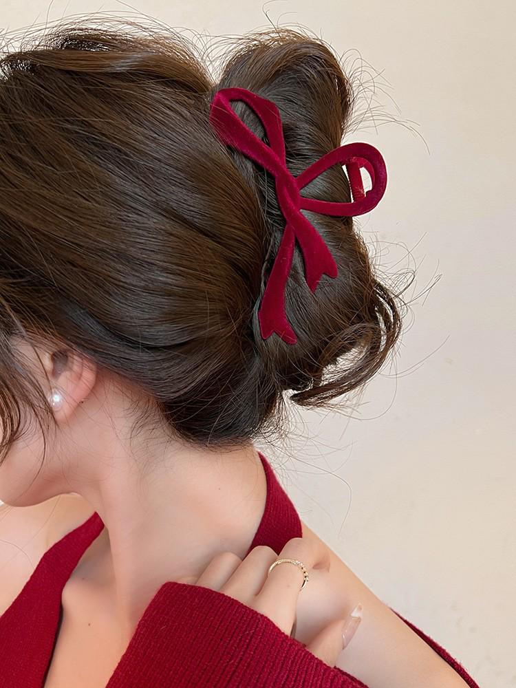 Premium Coffee-Colored Frosted Hairpin - Large All-Match Shark Clip for Elegant Hairstyles