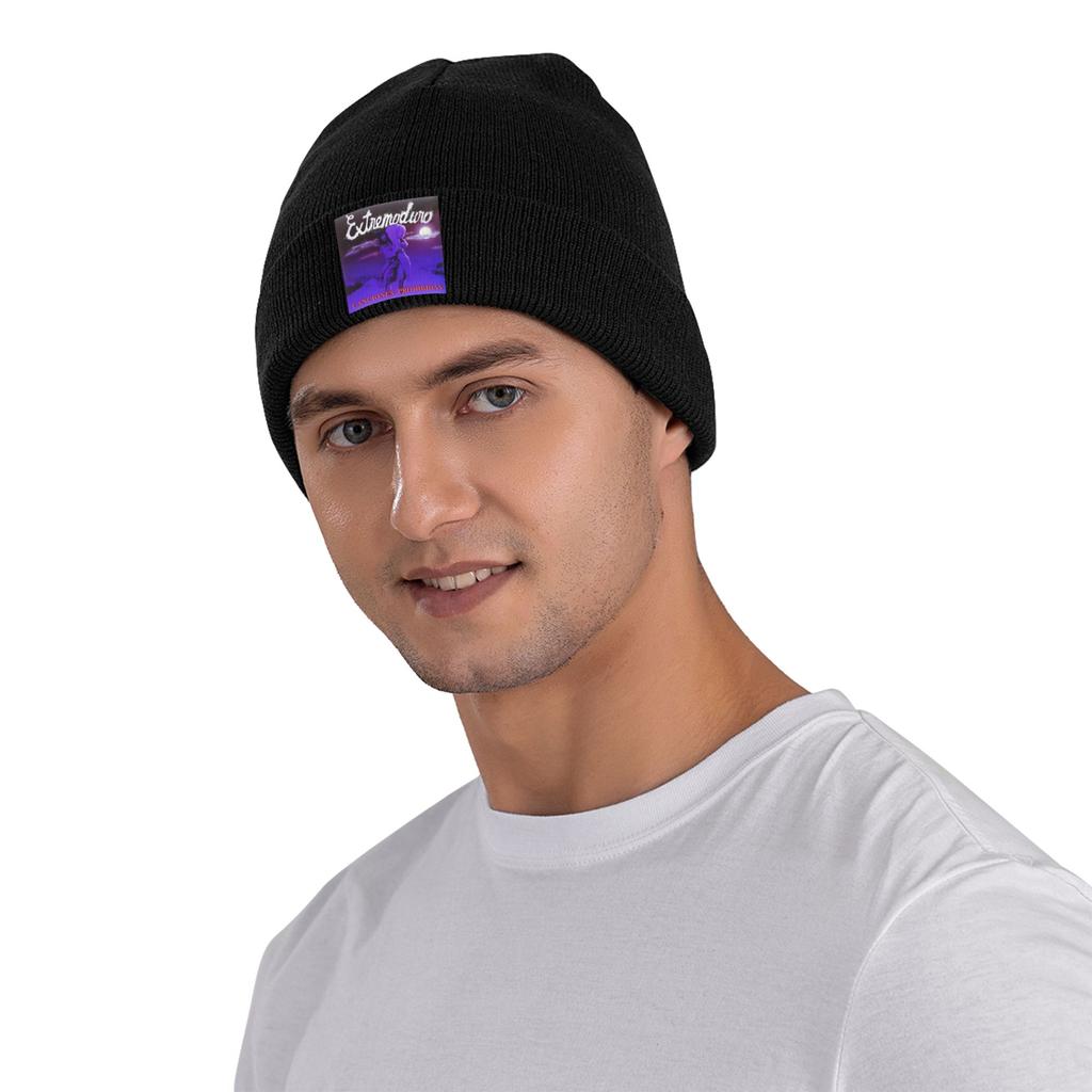 Extremoduro Canciones Prohibidas Album 1998 Knit Hat Vintage Caps Men Women Kpop Beanie Hats Autumn Thermal Elastic Bonnet Hats